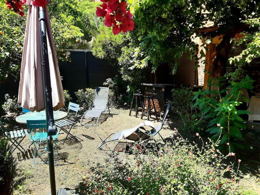 Charmante Maison De Ville Avec Jardin Perpinhã Exterior foto